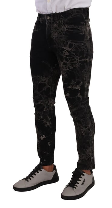 Marmerprint Skinny Jeans - Image 4