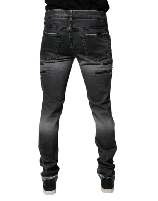Ritsdetail Versleten Jeans - Image 4
