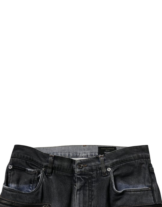 Ritsdetail Versleten Jeans - Image 5
