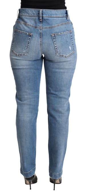 Dolce Gabbana Versleten Jeans Licht Gewassen - Image 3
