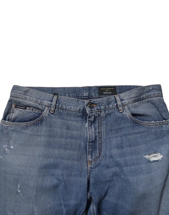 Ontspannen Pasvorm Gescheurde Jeans - Image 5