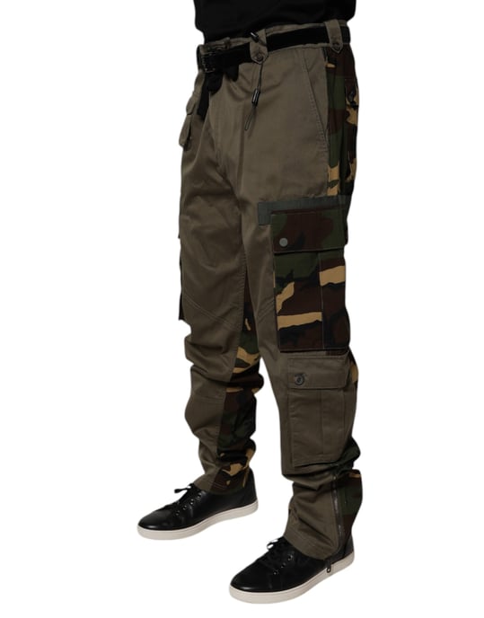 Cargo Broek met Camouflage Detail - Image 3