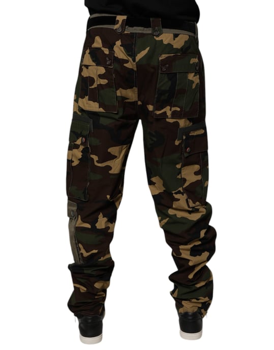 Cargo Broek met Camouflage Detail - Image 4