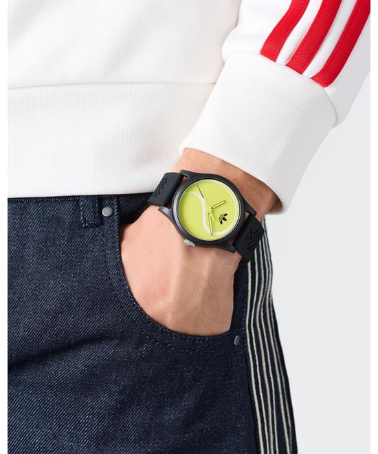 Adidas Originals Game Two Unisex Zwart Horloge AOSY25517 - Image 5