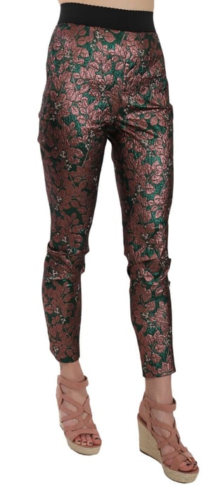 Bloemen Brocade Broek Stijl Pan70014 - Image 2