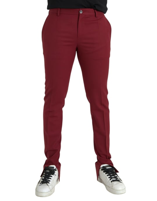 Bordeaux Kleurige Dress Pants - Image 1