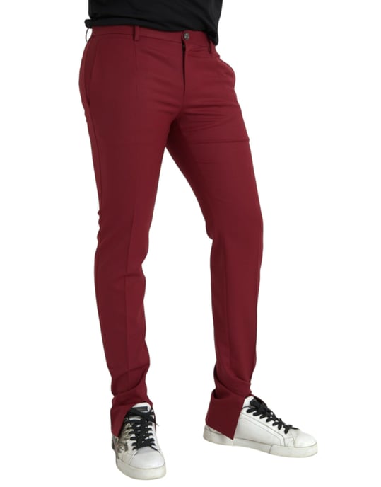Bordeaux Kleurige Dress Pants - Image 2