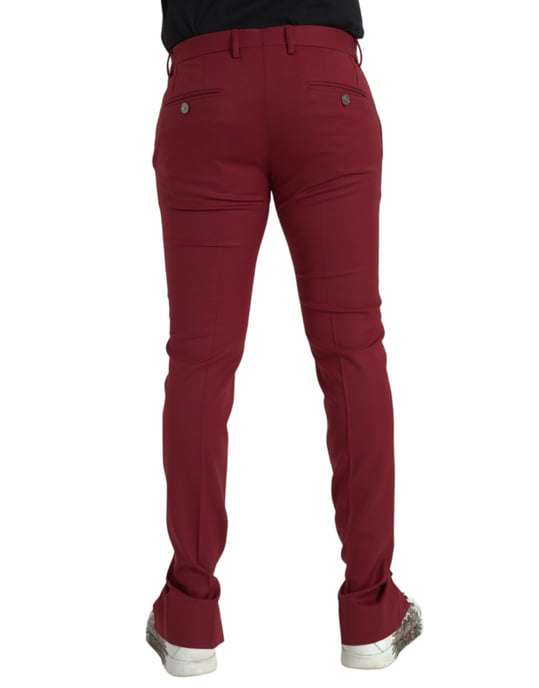 Bordeaux Kleurige Dress Pants - Image 3
