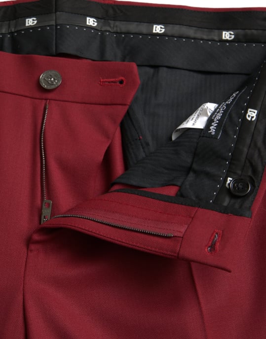 Bordeaux Kleurige Dress Pants - Image 5