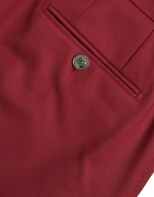 Bordeaux Kleurige Dress Pants - Image 6