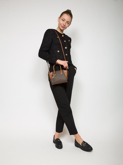 Michael Kors Avril Extra Kleine Schoudertas Bruin - Image 5