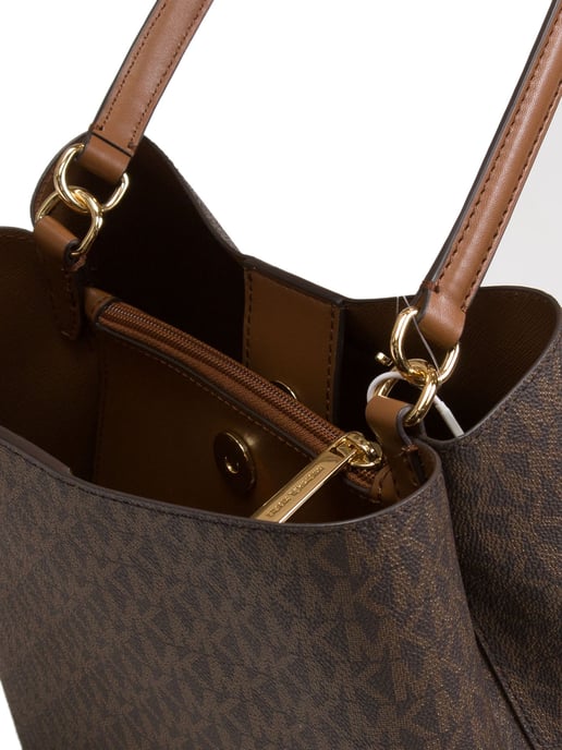 Michael Kors Pratt Medium Buckethandtas met Schouderriem - Image 4