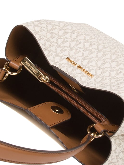 Michael Kors Pratt Medium Buckethandtas met Schouderriem - Image 4