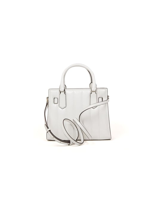 Michael Kors Hamilton Kleine Schoudertas Wit - Image 3