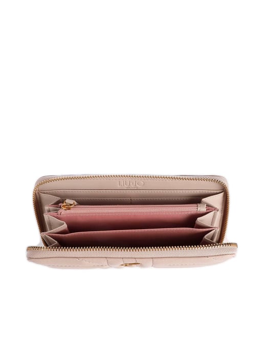 Liu Jo Ecs XL Zip Around Wallet Taupe - Image 2