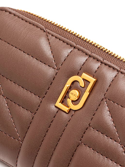 Liu Jo Liu Jo Better Gequilted Portemonnee Chocolade - Image 4
