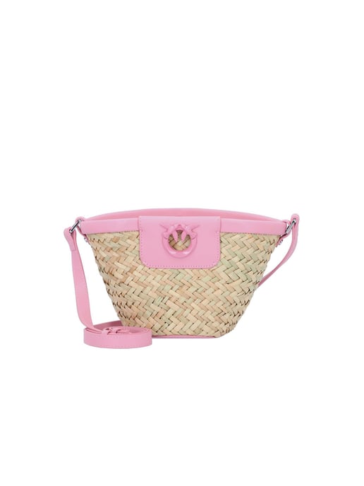 Pinko Tote Bag Natuurlijk/Roze - Image 1