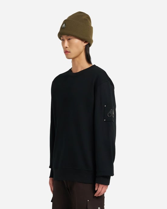 Hartsfield Crew Neck Sweater in Zwart - Image 2