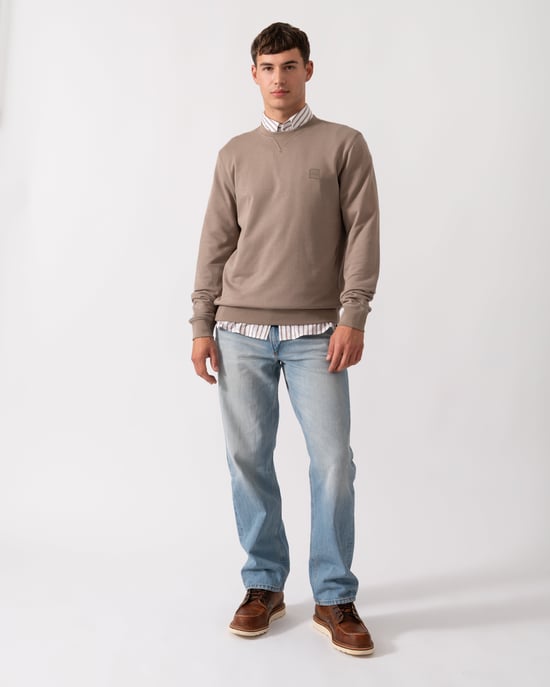 Westart Crew Neck Sweatshirt in Saliegroen - Image 3