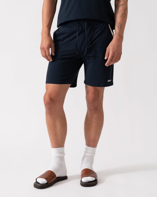 Unieke Pyjama Shorts in Donkerblauw - Image 1