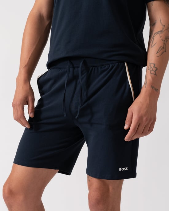 Unieke Pyjama Shorts in Donkerblauw - Image 2