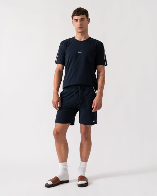 Unieke Pyjama Shorts in Donkerblauw - Image 4