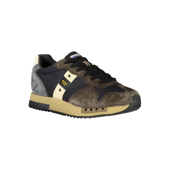 Blauer Blauw Leren Heren Sneakers - Image 2