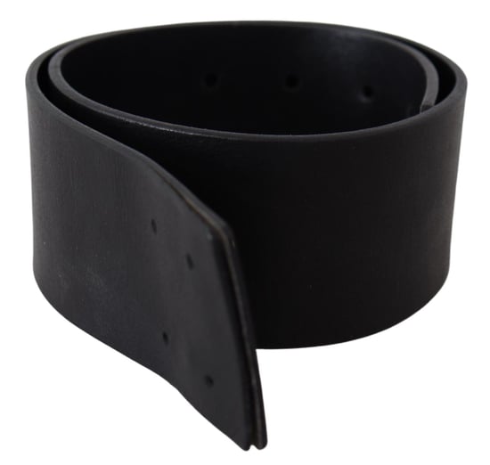 GF Ferre Zwarte Echt Leren Brede Logo Tailleband - Image 3