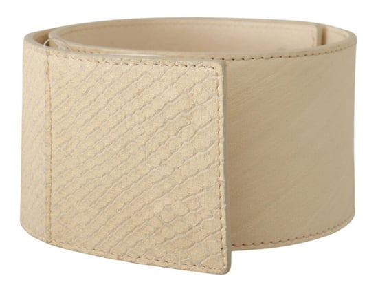 GF Ferre Witte Gewaxte Katoenen Brede Mode Riem - Image 3
