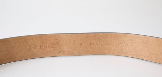 GF Ferre Bruin Leren Mode Logo Gesp Tailleband - Image 3