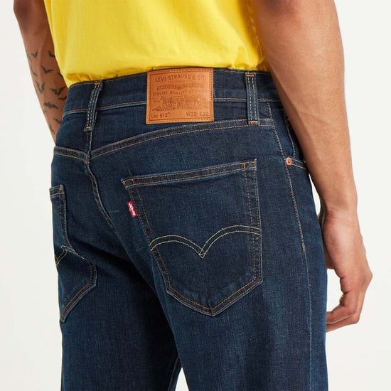 Heren Levis 512 Slim Tapered Jeans in Blauw - Image 4