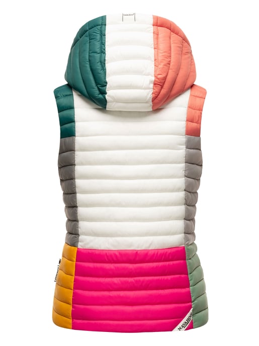 Navahoo Shadaa Multikulti dames gewatteerde bodywarmer – Licht, kleurrijk & trendy - Image 4