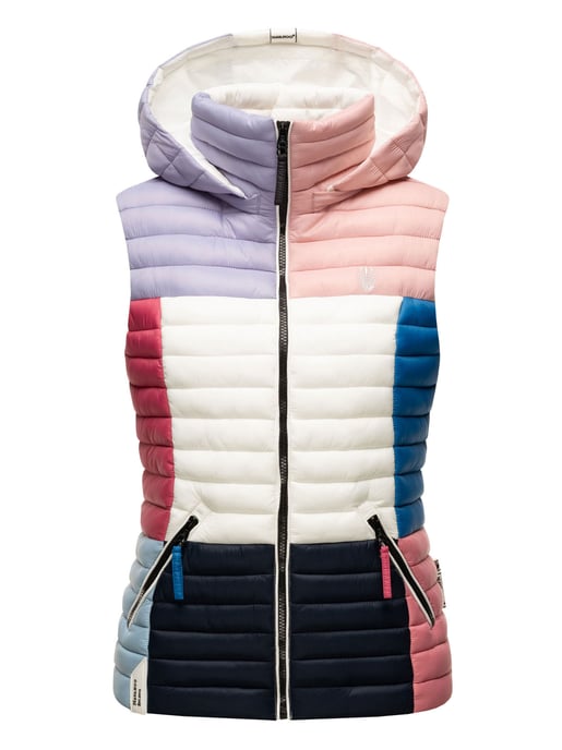 Navahoo Shadaa Multikulti dames gewatteerde bodywarmer – Licht, kleurrijk & trendy - Image 2