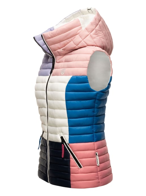 Navahoo Shadaa Multikulti dames gewatteerde bodywarmer – Licht, kleurrijk & trendy - Image 3