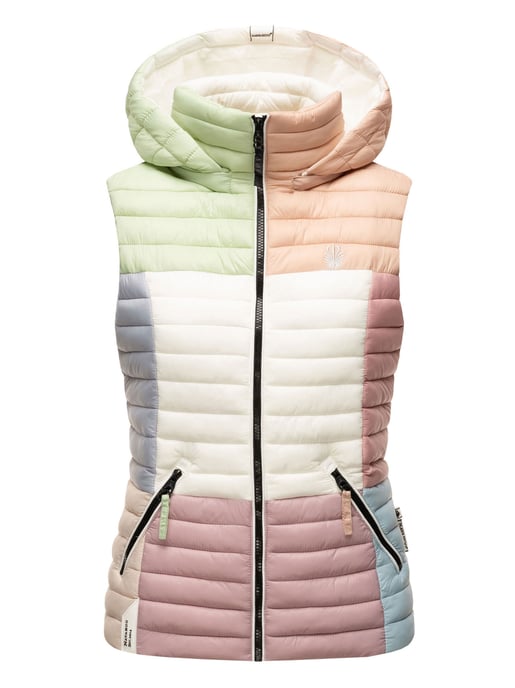 Navahoo Shadaa Multikulti dames gewatteerde bodywarmer – Licht, kleurrijk & trendy - Image 2