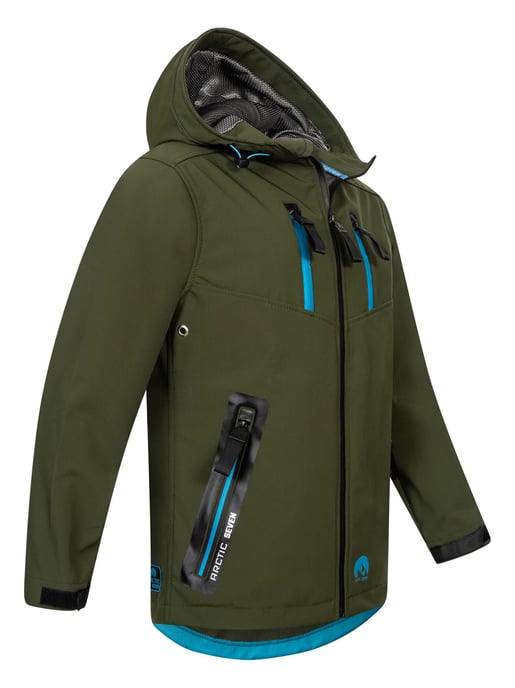 Arctic Seven Heren Softshell Jas AS-306 – Outdoor Functiejas, Waterafstotend, Winddicht - Image 3