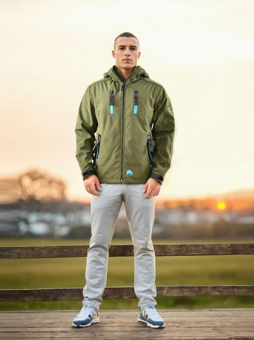 Arctic Seven Heren Softshell Jas AS-306 – Outdoor Functiejas, Waterafstotend, Winddicht - Image 6