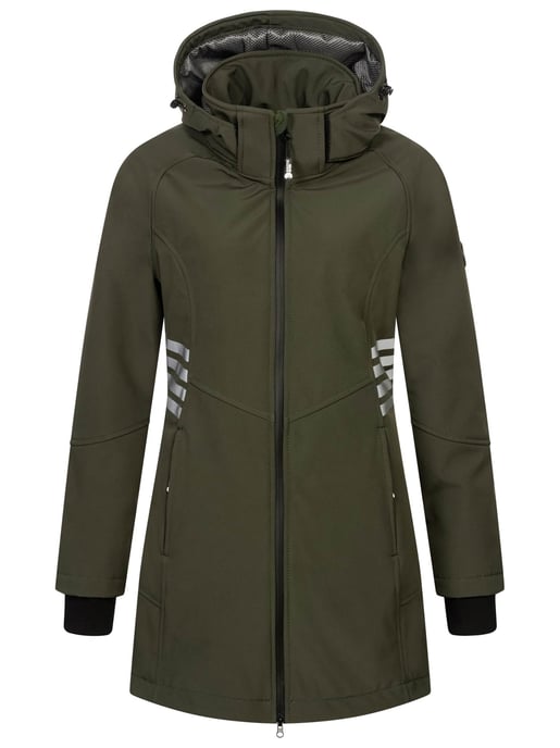 Arctic Seven Dames Softshell Jas AS-305 – Lang, Waterafstotend, Reflecterend - Image 2
