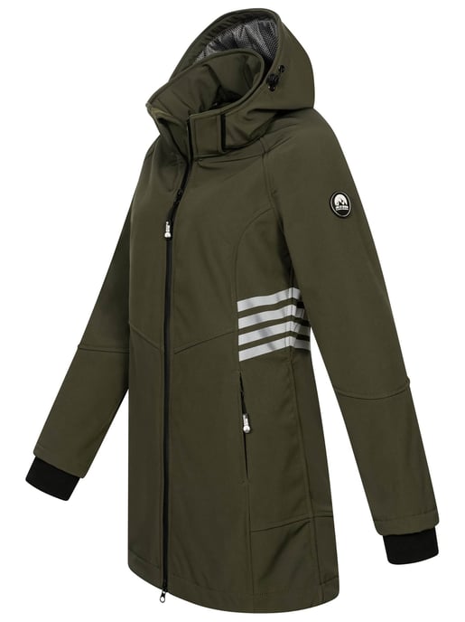 Arctic Seven Dames Softshell Jas AS-305 – Lang, Waterafstotend, Reflecterend - Image 3