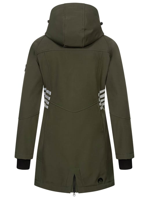 Arctic Seven Dames Softshell Jas AS-305 – Lang, Waterafstotend, Reflecterend - Image 4