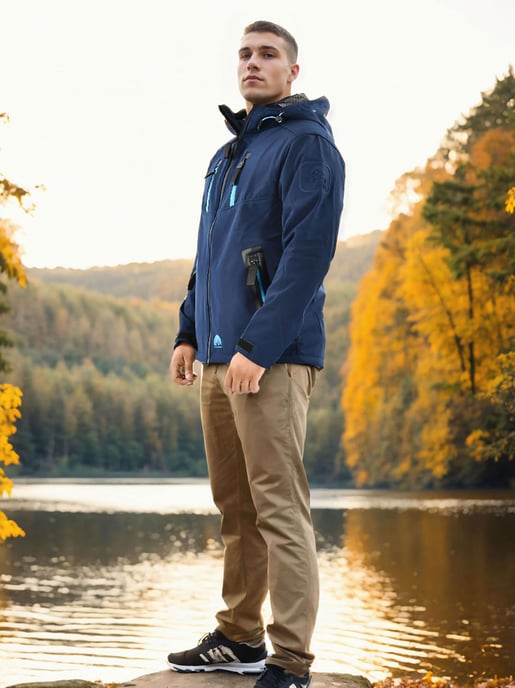 Arctic Seven Heren Softshell Jas AS-306 – Outdoor Functiejas, Waterafstotend, Winddicht - Image 6
