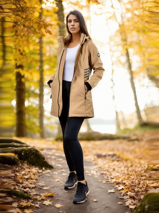 Arctic Seven Dames Softshell Jas AS-305 – Lang, Waterafstotend, Reflecterend - Image 6