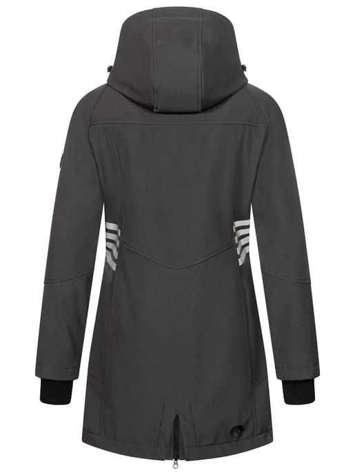 Arctic Seven Dames Softshell Jas AS-305 – Lang, Waterafstotend, Reflecterend - Image 4