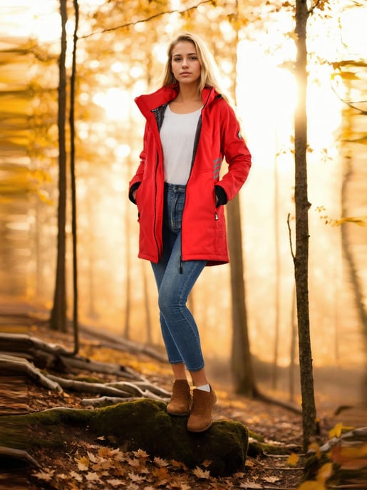 Arctic Seven Dames Softshell Jas AS-305 – Lang, Waterafstotend, Reflecterend - Image 6