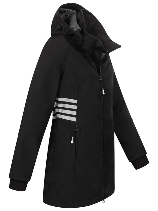 Arctic Seven Dames Softshell Jas AS-305 – Lang, Waterafstotend, Reflecterend - Image 4