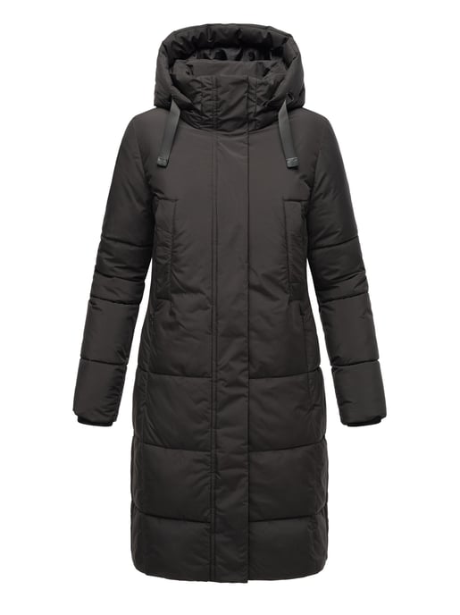 Marikoo dames winterjas Laryaa – lang, warm & met afneembare capuchon - Image 2