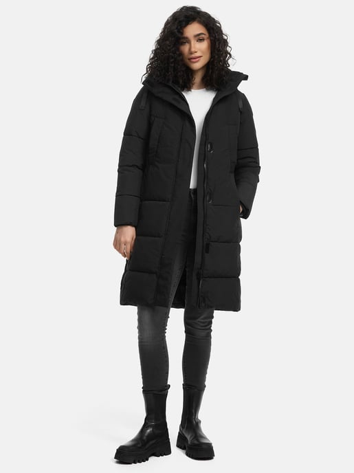Marikoo dames winterjas Laryaa – lang, warm & met afneembare capuchon - Image 6