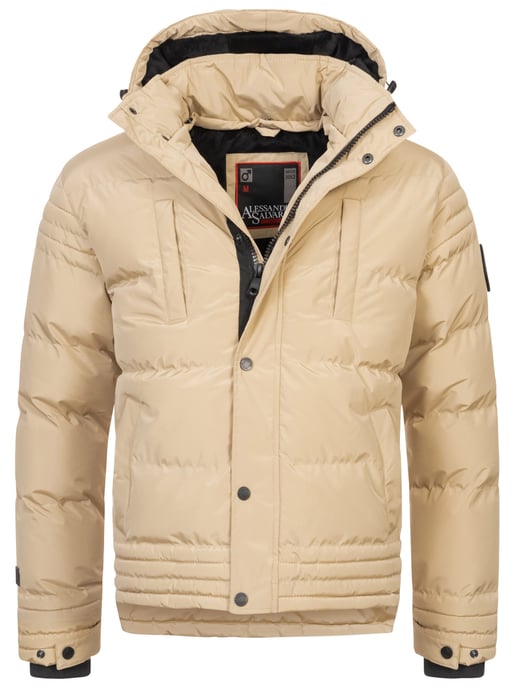 Alessandro Salvarini heren winterjas AS-281 met teddyvoering en afneembare capuchon - Image 2