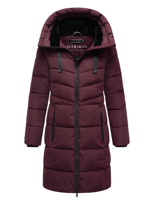 Marikoo Natsukoo dames winterjas – warm, teddyvoering & capuchon - Image 1