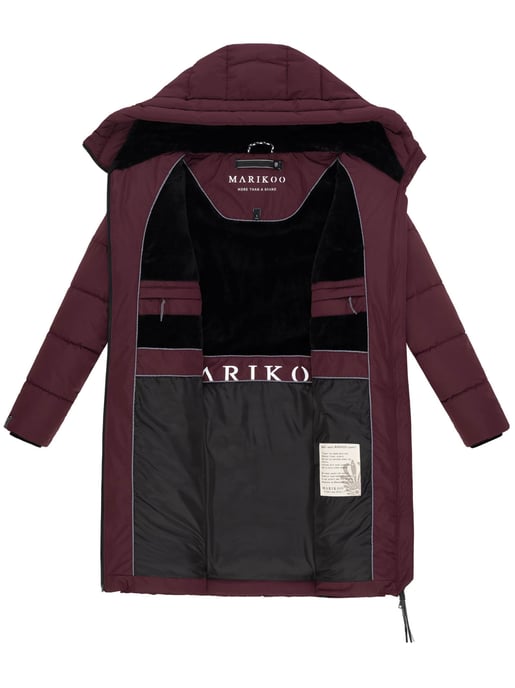 Marikoo Natsukoo dames winterjas – warm, teddyvoering & capuchon - Image 5